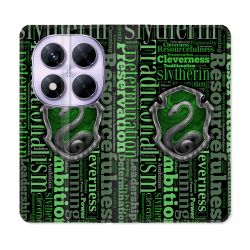 Housse Cuir Portefeuille Pour Xiaomi Redmi Note 14 PRO 5G Harry Potter Serpentar