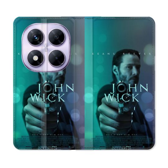Housse Cuir Portefeuille Pour Xiaomi Redmi Note 14 PRO 5G John Wick
