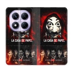 Housse Cuir Portefeuille Pour Xiaomi Redmi Note 14 PRO 5G La Casa De Papel