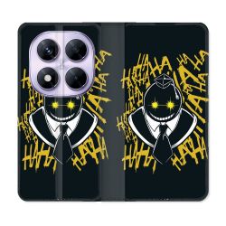 Housse Cuir Portefeuille Pour Xiaomi Redmi Note 14 PRO 5G Manga Assassination Classroom Kuro Noir