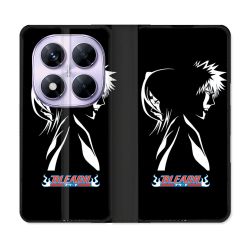 Housse Cuir Portefeuille Pour Xiaomi Redmi Note 14 PRO 5G Manga Bleach Duo