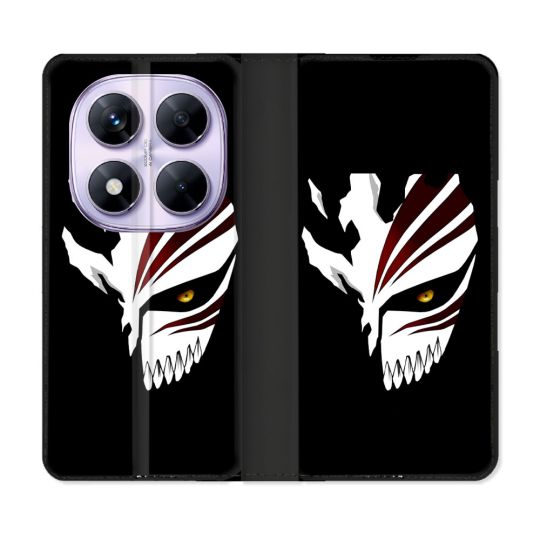 Housse Cuir Portefeuille Pour Xiaomi Redmi Note 14 PRO 5G Manga Bleach Masque