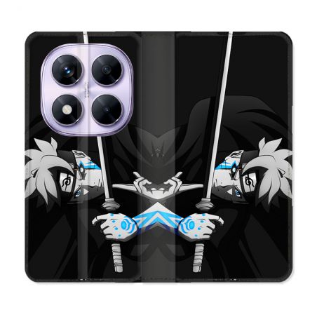 Housse Cuir Portefeuille Pour Xiaomi Redmi Note 14 PRO 5G Manga Boruto Epée