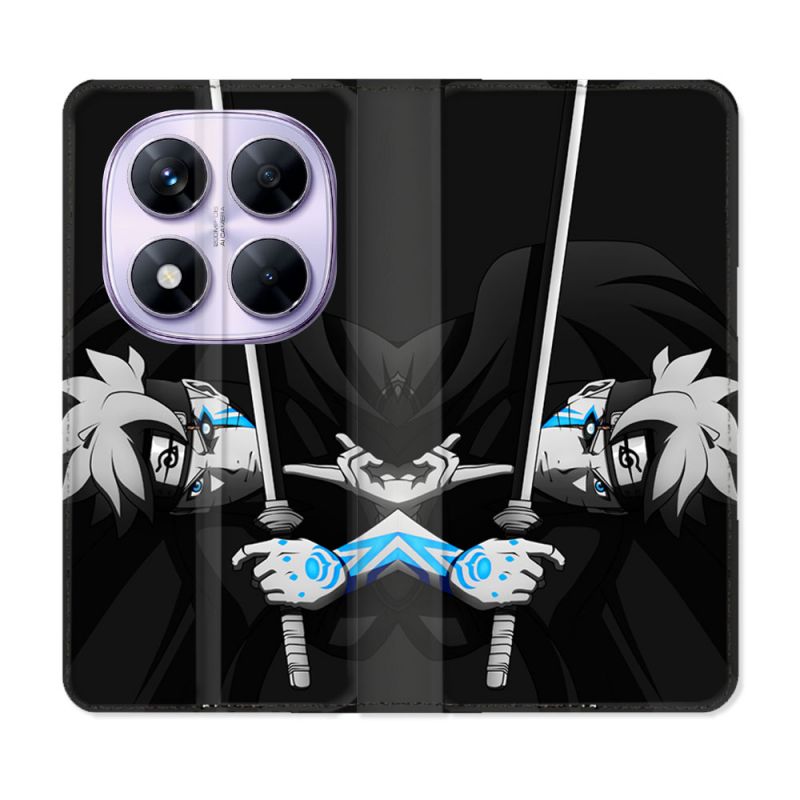 Housse Cuir Portefeuille Pour Xiaomi Redmi Note 14 PRO 5G Manga Boruto Epée