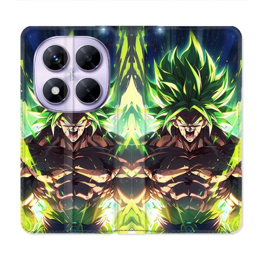 Housse Cuir Portefeuille Pour Xiaomi Redmi Note 14 PRO 5G Manga Dragon Ball Broly