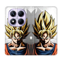 Housse Cuir Portefeuille Pour Xiaomi Redmi Note 14 PRO 5G Manga Dragon Ball Sangoku Portrait