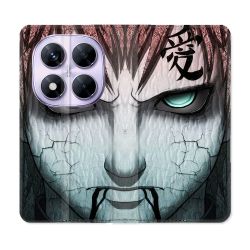 Housse Cuir Portefeuille Pour Xiaomi Redmi Note 14 PRO 5G Manga Naruto Gaara