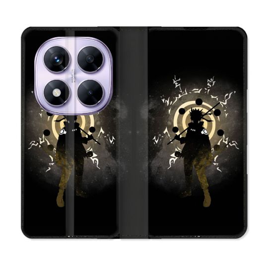 Housse Cuir Portefeuille Pour Xiaomi Redmi Note 14 PRO 5G Manga Naruto Sage