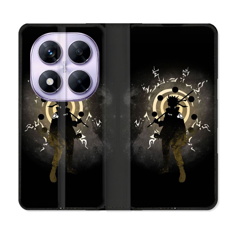 Housse Cuir Portefeuille Pour Xiaomi Redmi Note 14 PRO 5G Manga Naruto Sage