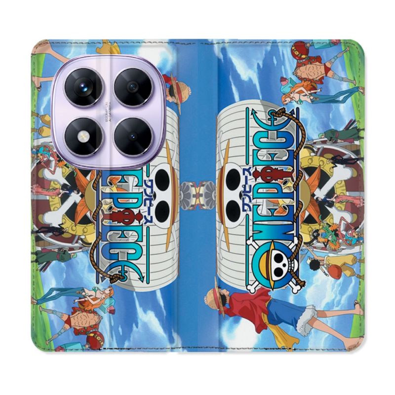 Housse Cuir Portefeuille Pour Xiaomi Redmi Note 14 PRO 5G Manga One Piece Sunny