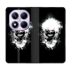 Housse Cuir Portefeuille Pour Xiaomi Redmi Note 14 PRO 5G Manga Tokyo Ghoul Kaneki Tag