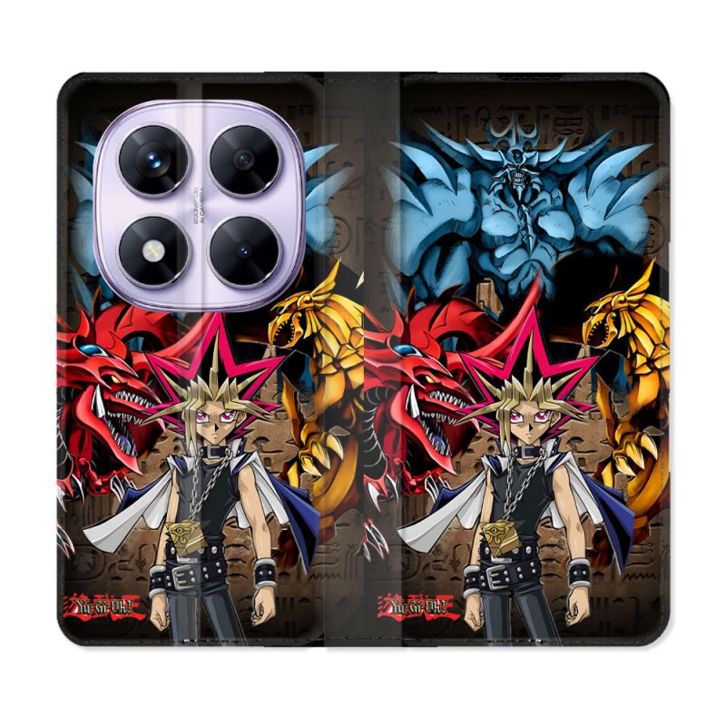 Housse Cuir Portefeuille Pour Xiaomi Redmi Note 14 PRO 5G Manga Yu Gi Oh