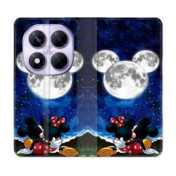 Housse Cuir Portefeuille Pour Xiaomi Redmi Note 14 PRO 5G Mickey Minnie