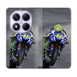 Housse Cuir Portefeuille Pour Xiaomi Redmi Note 14 PRO 5G Moto Course GP Wheeling 46