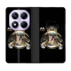 Housse Cuir Portefeuille Pour Xiaomi Redmi Note 14 PRO 5G Musique Jul Affiche