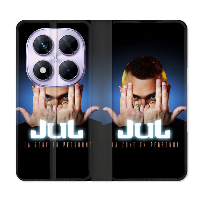 Housse Cuir Portefeuille Pour Xiaomi Redmi Note 14 PRO 5G Musique Jul Signe