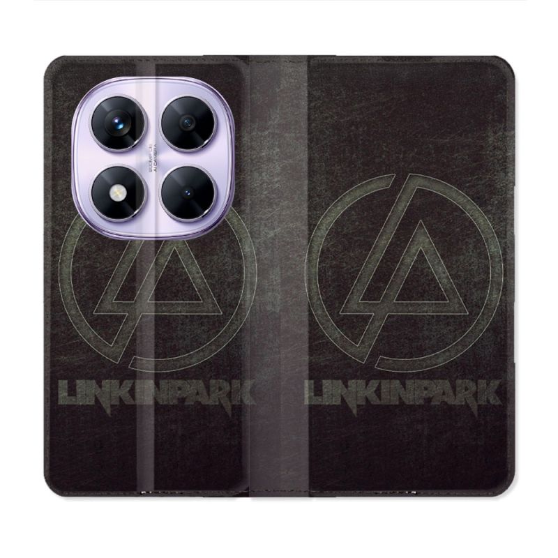 Housse Cuir Portefeuille Pour Xiaomi Redmi Note 14 PRO 5G Musique Rock Linkin Park