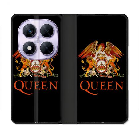 Housse Cuir Portefeuille Pour Xiaomi Redmi Note 14 PRO 5G Musique Rock Queen