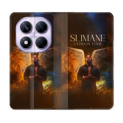 Housse Cuir Portefeuille Pour Xiaomi Redmi Note 14 PRO 5G Musique Slimane Ange