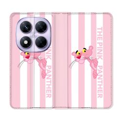 Housse Cuir Portefeuille Pour Xiaomi Redmi Note 14 PRO 5G Panthere Rose