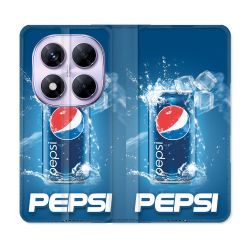 Housse Cuir Portefeuille Pour Xiaomi Redmi Note 14 PRO 5G Pepsi