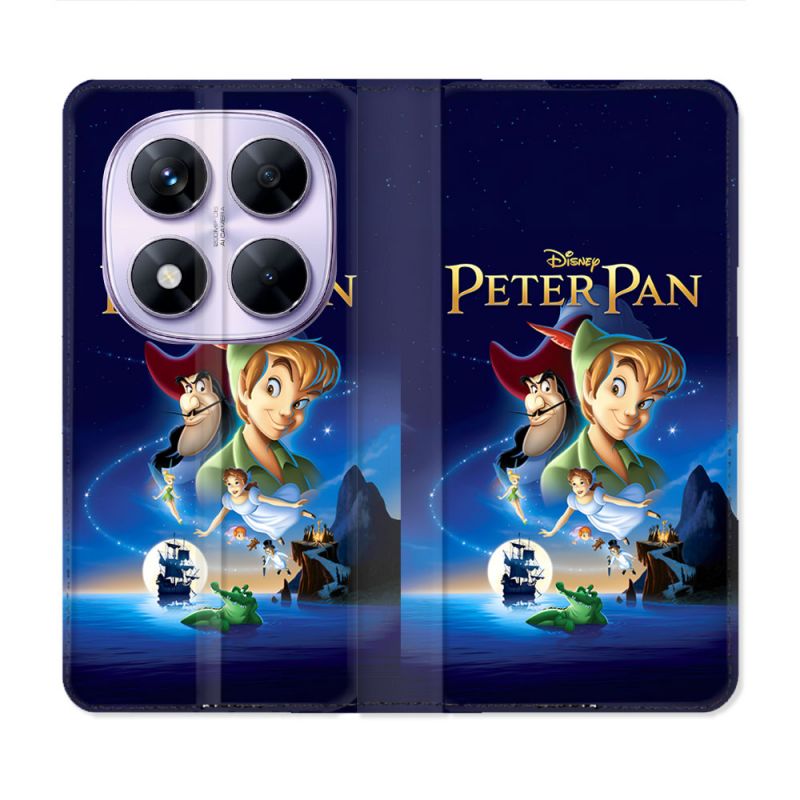 Housse Cuir Portefeuille Pour Xiaomi Redmi Note 14 PRO 5G Peter Pan Affiche