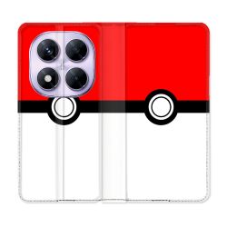Housse Cuir Portefeuille Pour Xiaomi Redmi Note 14 PRO 5G Pokemon Pokeball