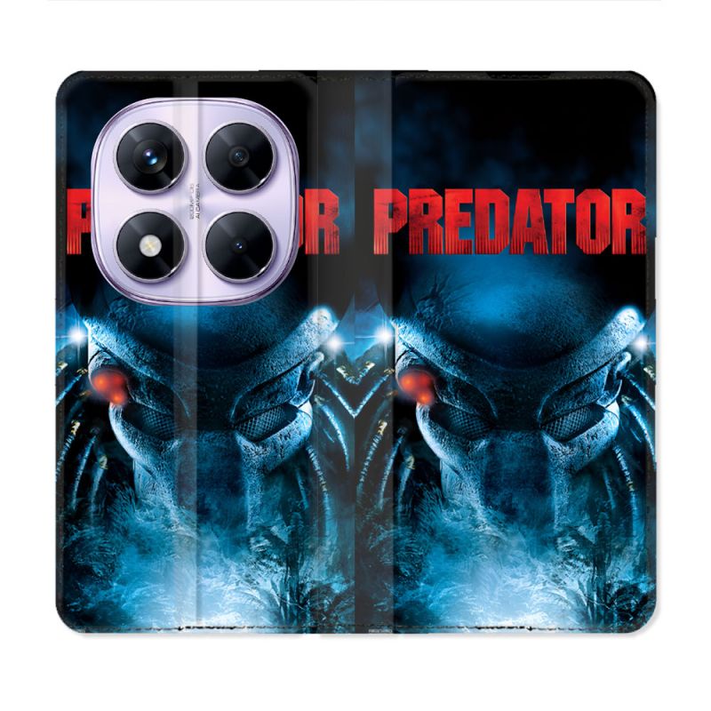 Housse Cuir Portefeuille Pour Xiaomi Redmi Note 14 PRO 5G Predator Affiche