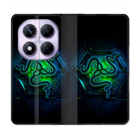 Housse Cuir Portefeuille Pour Xiaomi Redmi Note 14 PRO 5G Razer