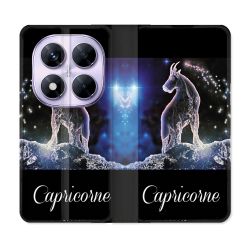 Housse Cuir Portefeuille Pour Xiaomi Redmi Note 14 PRO 5G Signe Zodiaque 2 Capricorne