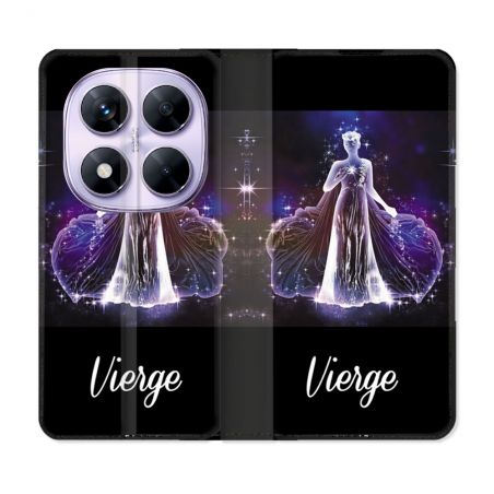 Housse Cuir Portefeuille Pour Xiaomi Redmi Note 14 PRO 5G Signe Zodiaque 2 Vierge