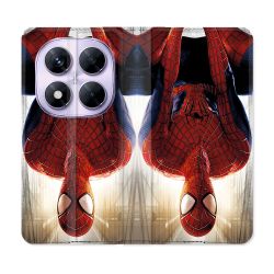 Housse Cuir Portefeuille Pour Xiaomi Redmi Note 14 PRO 5G Spiderman Invers