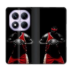 Housse Cuir Portefeuille Pour Xiaomi Redmi Note 14 PRO 5G Sport Basketeur