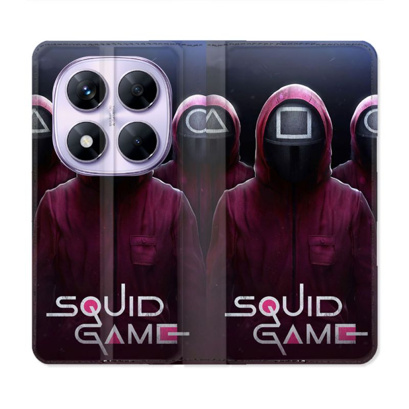 Housse Cuir Portefeuille Pour Xiaomi Redmi Note 14 PRO 5G Squid Game