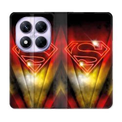 Housse Cuir Portefeuille Pour Xiaomi Redmi Note 14 PRO 5G Superman Logo