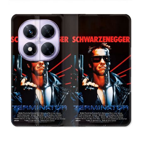 Housse Cuir Portefeuille Pour Xiaomi Redmi Note 14 PRO 5G Terminator