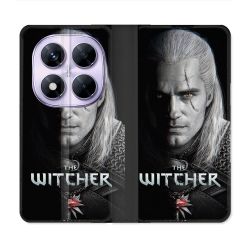 Housse Cuir Portefeuille Pour Xiaomi Redmi Note 14 PRO 5G The Witcher Noir