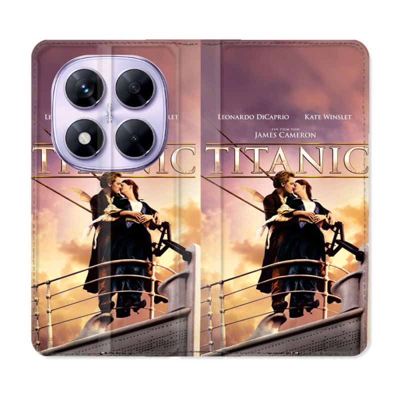 Housse Cuir Portefeuille Pour Xiaomi Redmi Note 14 PRO 5G Titanic