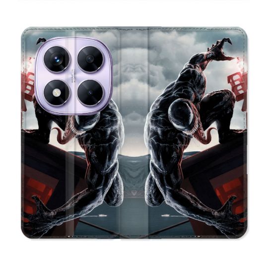 Housse Cuir Portefeuille Pour Xiaomi Redmi Note 14 PRO 5G Venom