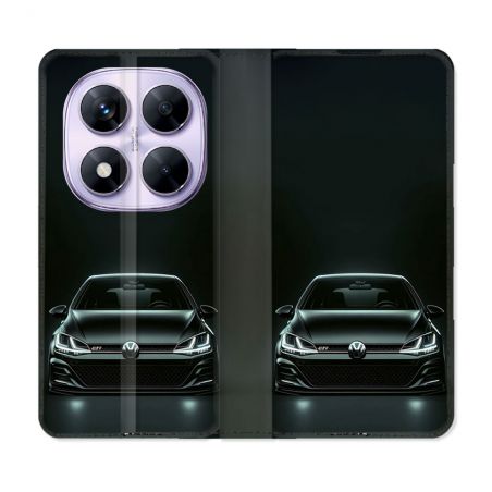 Housse Cuir Portefeuille Pour Xiaomi Redmi Note 14 PRO 5G Volkwagen Golf GTI