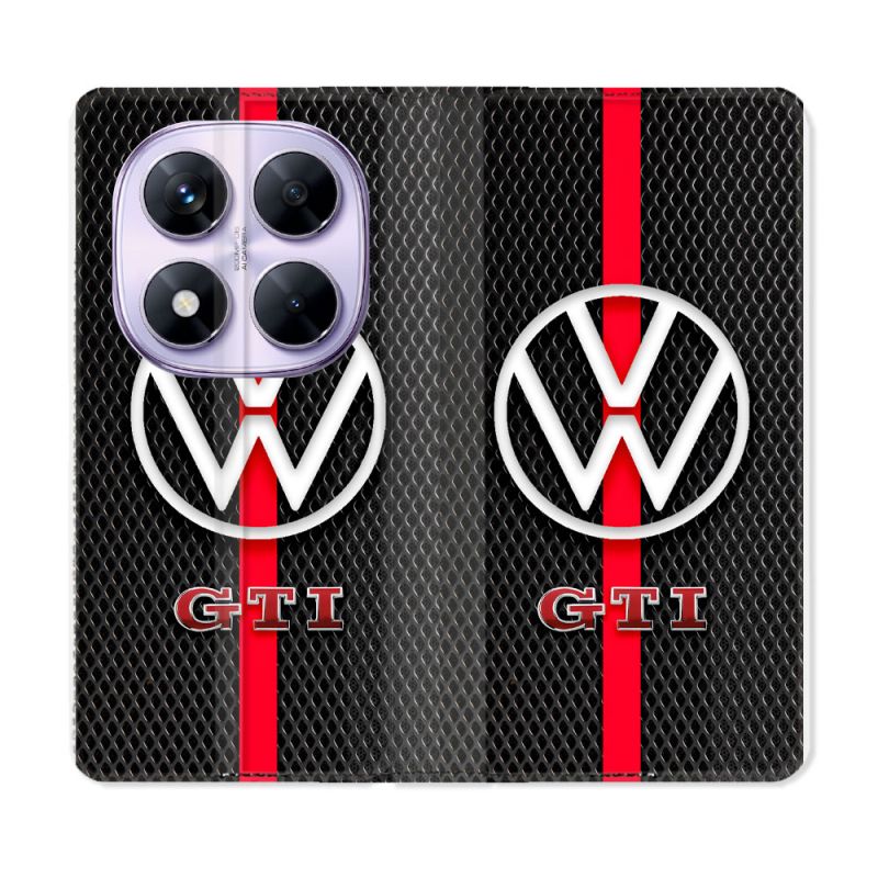 Housse Cuir Portefeuille Pour Xiaomi Redmi Note 14 PRO 5G Volkwagen Line