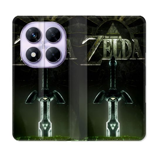 Housse Cuir Portefeuille Pour Xiaomi Redmi Note 14 PRO 5G Zelda