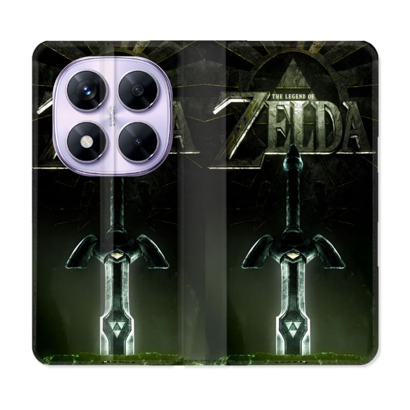 Housse Cuir Portefeuille Pour Xiaomi Redmi Note 14 PRO 5G Zelda