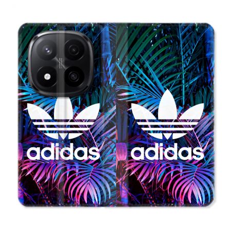 Housse Cuir Portefeuille Pour Xiaomi Redmi Note 14 PRO PLUS 5G Adidas Palmier