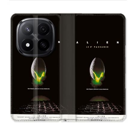 Housse Cuir Portefeuille Pour Xiaomi Redmi Note 14 PRO PLUS 5G Alien Affiche