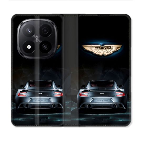 Housse Cuir Portefeuille Pour Xiaomi Redmi Note 14 PRO PLUS 5G Aston Martin