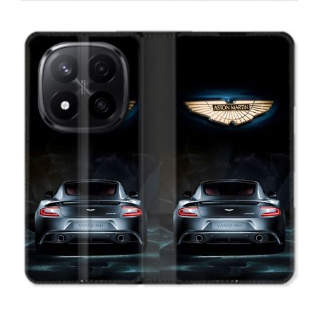 Housse Cuir Portefeuille Pour Xiaomi Redmi Note 14 PRO PLUS 5G Aston Martin