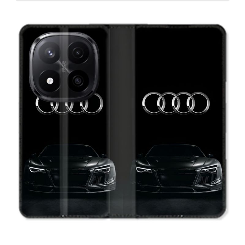 Housse Cuir Portefeuille Pour Xiaomi Redmi Note 14 PRO PLUS 5G Audi