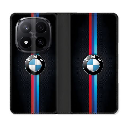 Housse Cuir Portefeuille Pour Xiaomi Redmi Note 14 PRO PLUS 5G BMW Logo