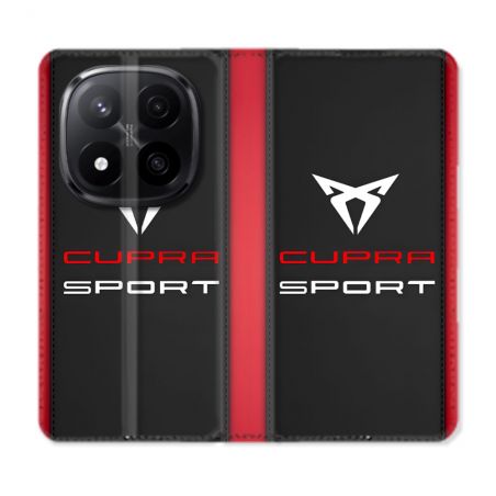 Housse Cuir Portefeuille Pour Xiaomi Redmi Note 14 PRO PLUS 5G Cupra